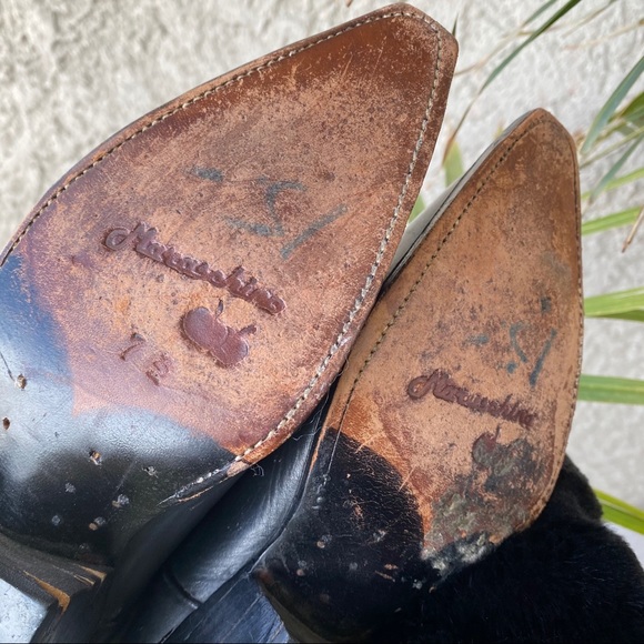 Sold Vintage Maraschino black western cowboy boots - Picture 5 of 14